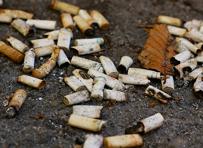 the 4.5 trillion cigarette butts that are littered every year make them the most littered man-made waste item in the world.