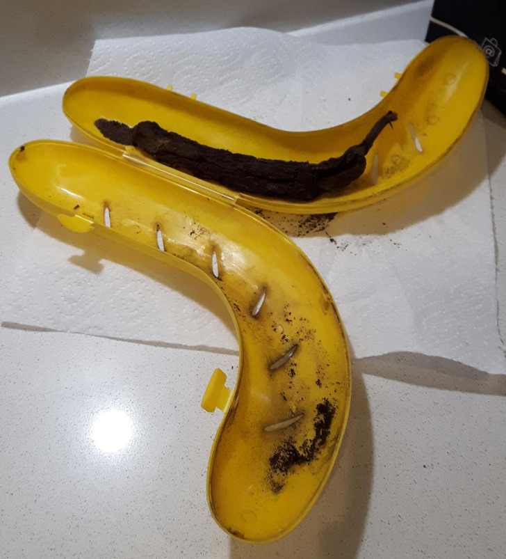 odd and interesting pics - happens if i leave a banana