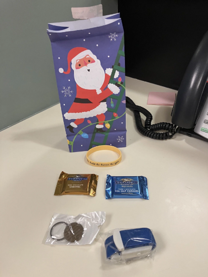 “Hospital ’leadership’ gave this to their nurses for their Christmas bonus.”