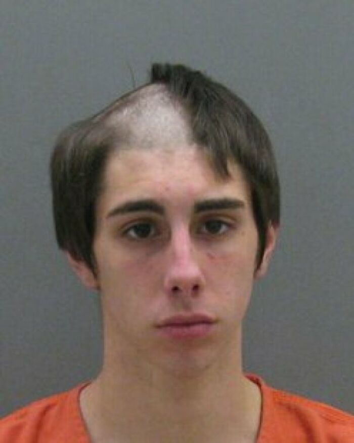 This Is What Happens When You Commit A Crime, Then Get Arrested While Shaving Your Head In An Attempt To Change Your Appearance