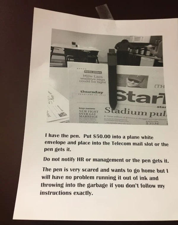 37 Passive Aggressive Office Notes.