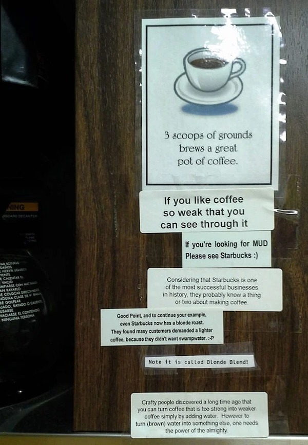 37 Passive Aggressive Office Notes.