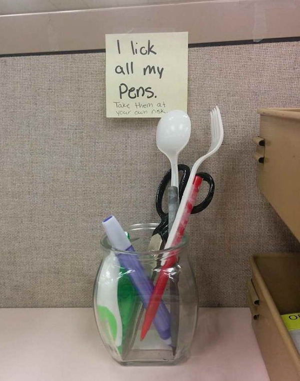 37 Passive Aggressive Office Notes.