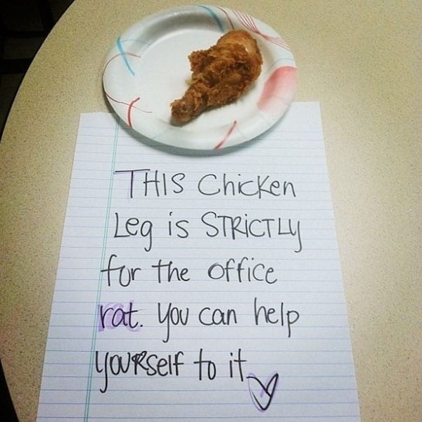 37 Passive Aggressive Office Notes.