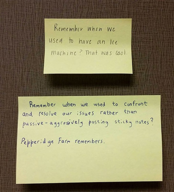 37 Passive Aggressive Office Notes.