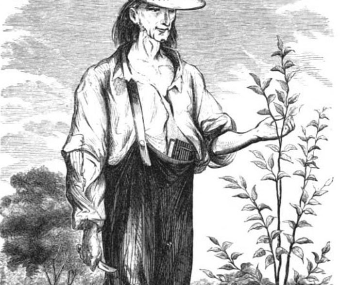 One from America would be that the famous Johnny Appleseed, out of the goodness of his heart, walked across much of the USA (and even a bit into Canada) planting apple orchards to provide the locals with healthy apples.

In reality, he was an eccentric who had financial means and was a shrewd businessman. Yes, he did, in fact, walk around barefoot with a cooking pot on his head -- that much is true.

Johnny Appleseed (known as John Chapman to his mother) was planting orchards in areas he believed people would soon move as westward expansion grew across the Midwestern US.

But the apples he planted were c**p; they were used to make cider and only to make cider. They were sour and not edible. People eventually moved to those lands, as he predicted, and he paid them to look after his orchards and harvest the apples he sold to breweries.