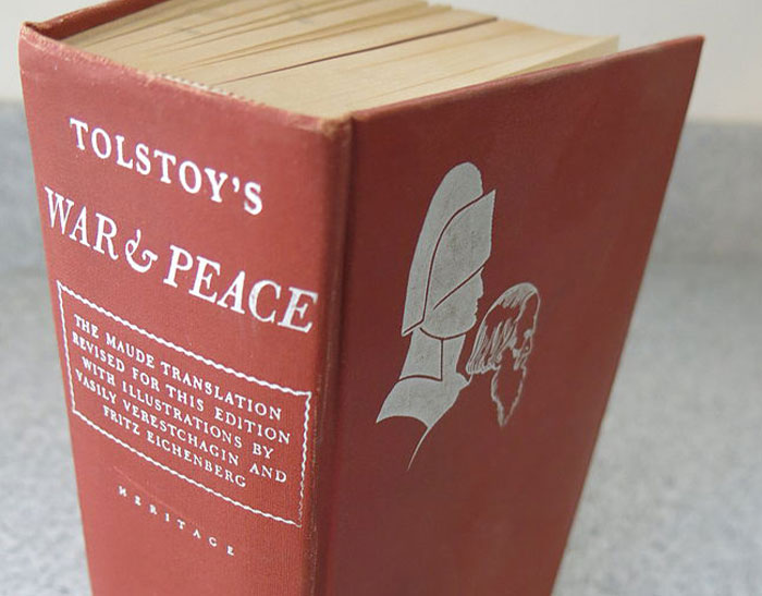 That 'War and Peace' by Leo Tolstoy was initially titled "War, what is it good for".