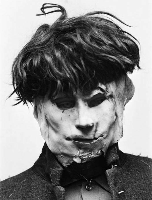 The mask alleged to have been worn by sex offender Edward Paisnel aka “The Beast Of Jersey” when he committed a number of sex crimes on Jersey, 25th November 1971