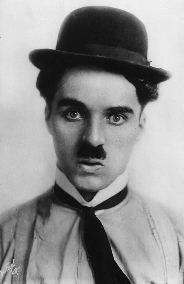 For reference, here's how you're probably used to remembering Charlie Chaplin: