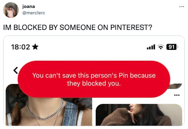 funny tweets - media - joana Im Blocked By Someone On Pinterest?