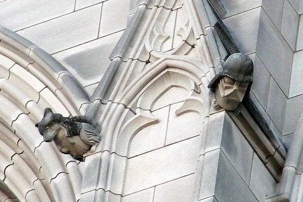 The National Cathedral in Washington DC has a carving of Darth Vader on it. The design won third place in a children’s design competition in the 1980s.