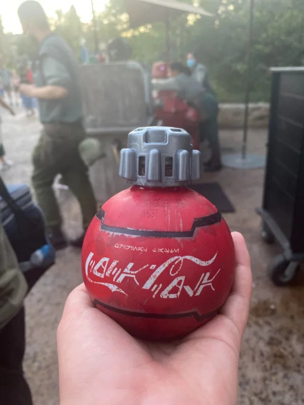 “This Star Wars themed Coke bottle at Disney World”