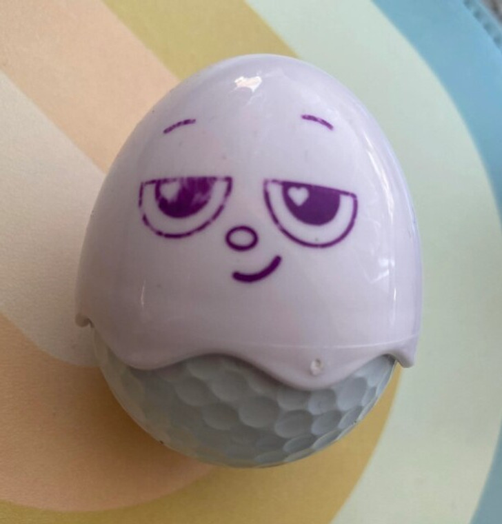 “My daughter got a golf ball stuck in her favorite toy and I can’t get it out.”