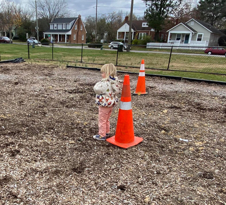 “My toddler and I went to the park, only to discover that the entire playground had been demolished.”