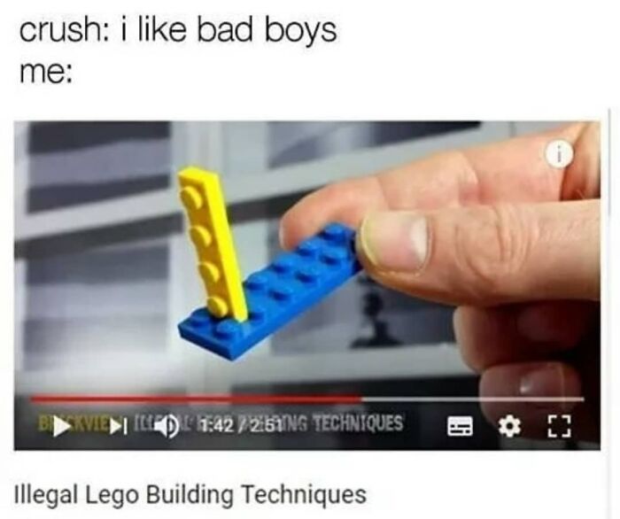 wtf cringe pics - wait that's not how you play the game - crush i bad boys me Bikvie | Illede 72161ING Techniques Illegal Lego Building Techniques