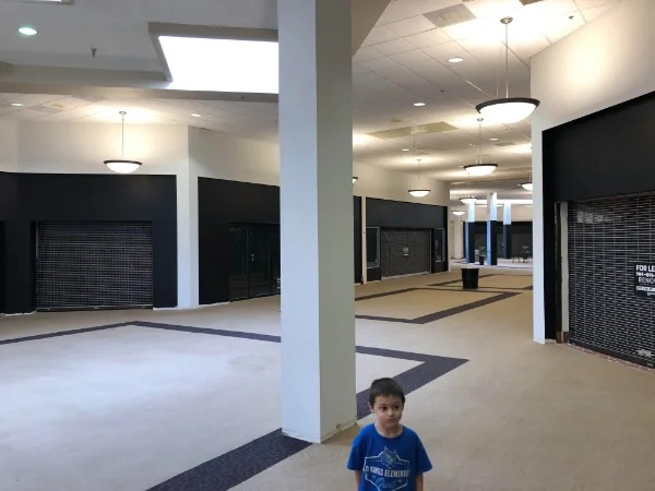 “My son had never been to a mall, and kept saying he wanted to see one. I finally decided to take him.”