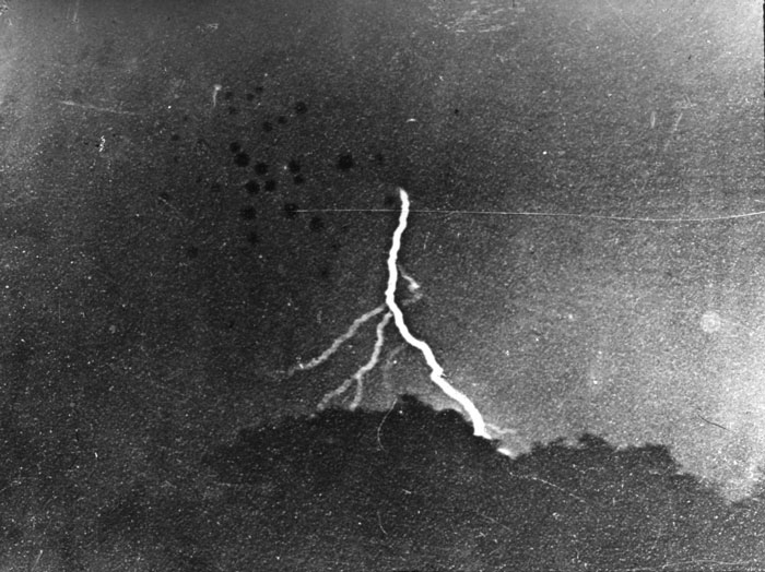 Capturing lightning on camera can be a thrilling endeavor, and the first person to do it was William Jennings in 1882. He used his photos to prove that lightning is much more complex than people initially believed — just look at how it branches out!