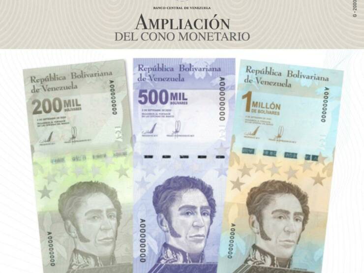 "Venezuela has the weakest currency in the world as of now. With 1,000,000.00 Venezuelan Bolivar valued at close to $1."