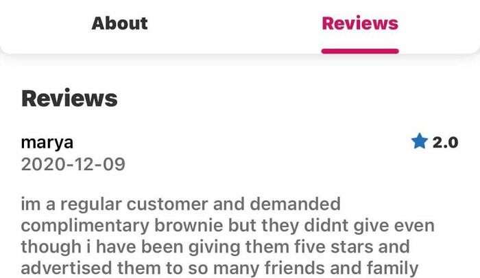 Well obviously now you've given them 2 stars. 