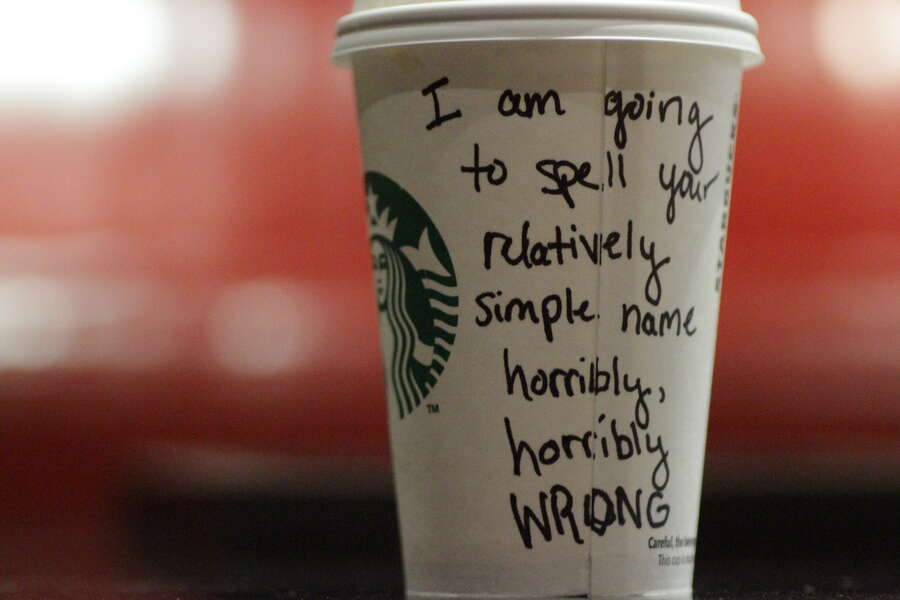 "Starbucks trains its employees to spell names wrong on coffee cups to get pictures of their brand on social media."