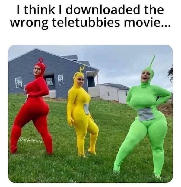 spicy memes - think i downloaded the wrong teletubbies - I think I downloaded the wrong teletubbies movie... 8. Beardedingeeky 23 122