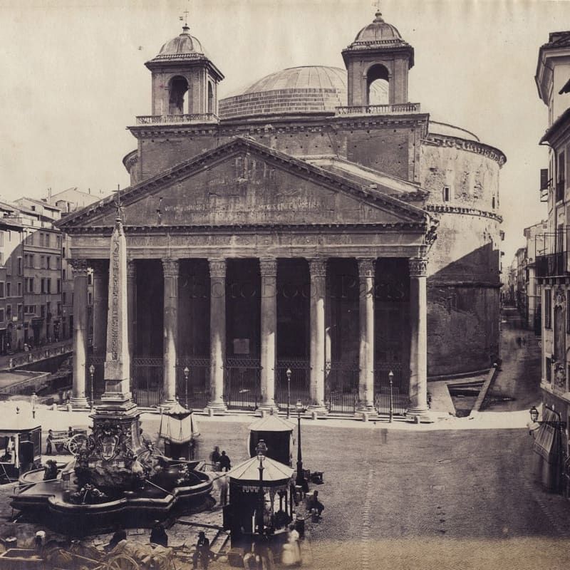 fascinating historical photos -  pantheon rome - RegattomSt