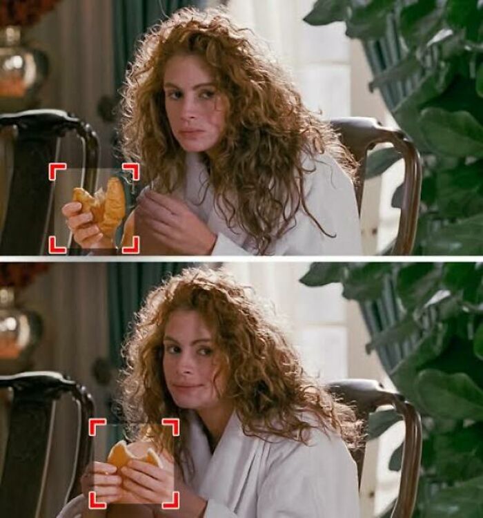 Pretty Woman Was A Big Hit In The ’90s. Few May Have Noticed That When They Have Breakfast Together At The Hotel, Roberts’ Character Takes A Croissant From The Table, Which Shortly After, At Minute 32:10, Mysteriously Transforms Into A Pancake