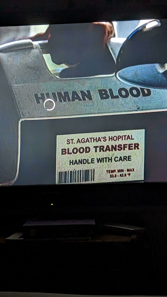 In Supernatural Season 10 Episode 3, "Hospital" Is Misspelled
