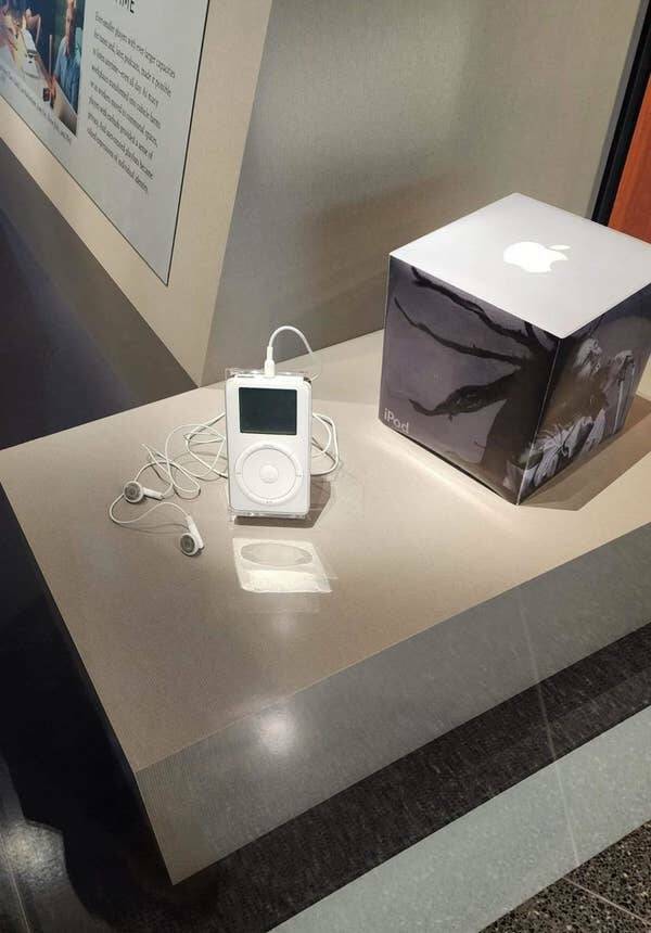 iPod is now in a museum:
