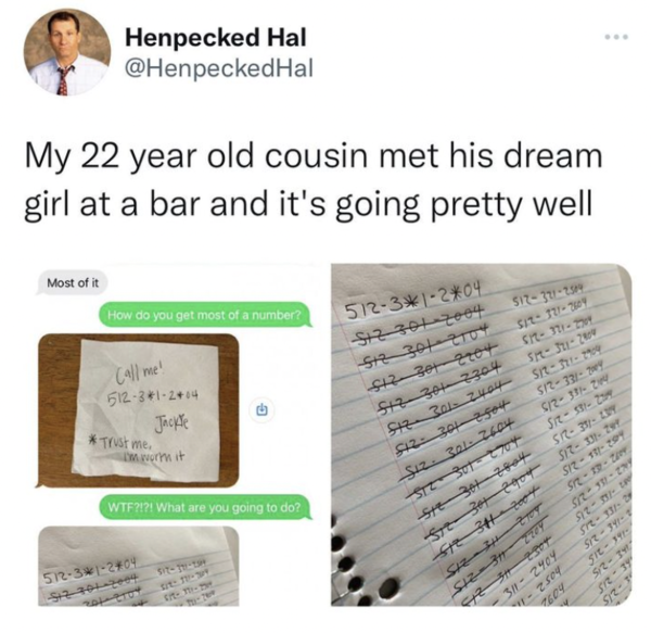 Bitcoin - Henpecked Hal My 22 year old cousin met his dream girl at a bar and it's going pretty well Most of it How do you get most of a number? Call me 512312014 Jackie That me on permit Wtf? What are you going to do? 512312909 527012007 VeTyler Be T 630