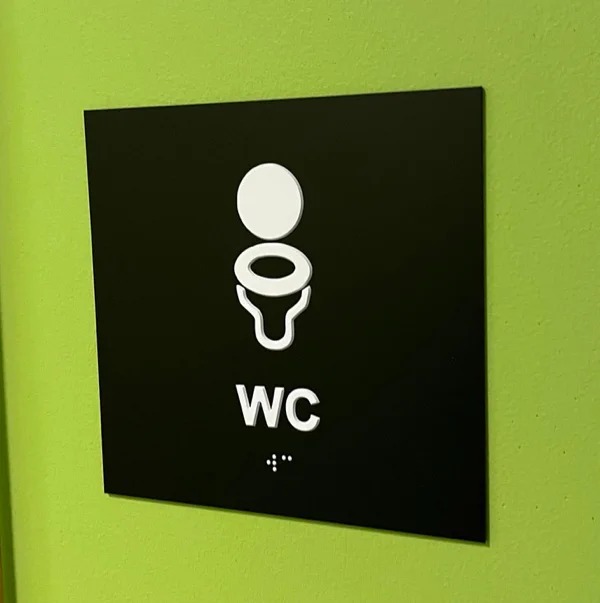 “How to indicate gender-neutral restrooms”