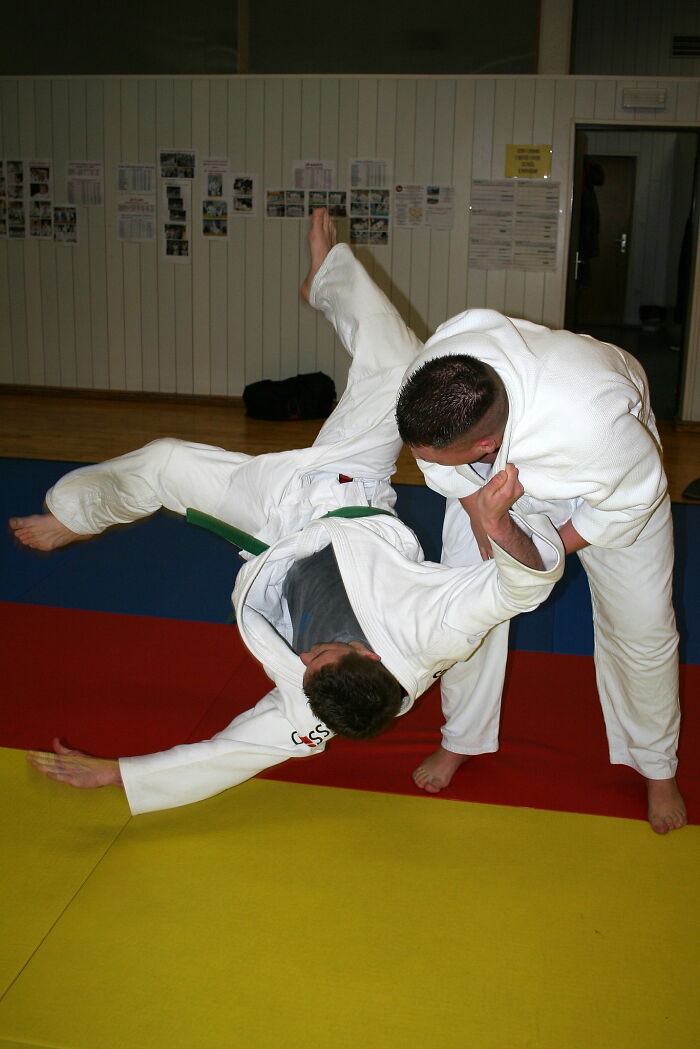 He was actually just a substitute. Left quicker than he arrived. He told our class he practices judo so one student told him to show a move. The move he chose to demonstrate on this student in front of the class was a sleeper hold. Put that motherducker right to sleep and got charged with assaulting a minor.