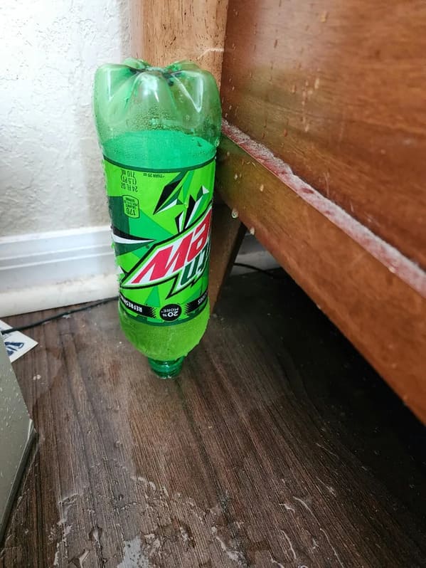 “Knocked a bottle over and it landed perfectly upside down without the cap. How Do I pick it up now without spilling everything?”