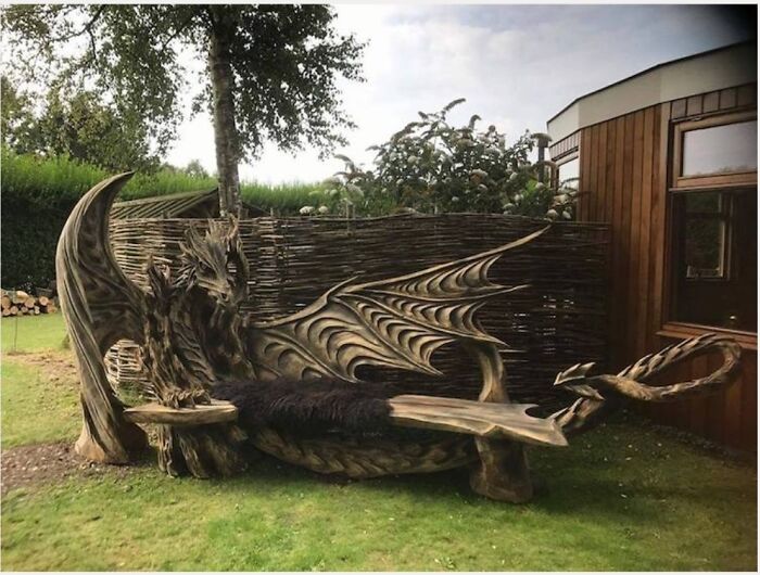 Dragon Bench By Igor Loskutow