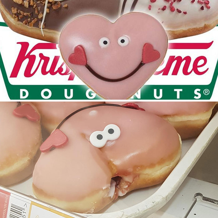 Valentine's Day fails --  krispy kreme doughnuts
