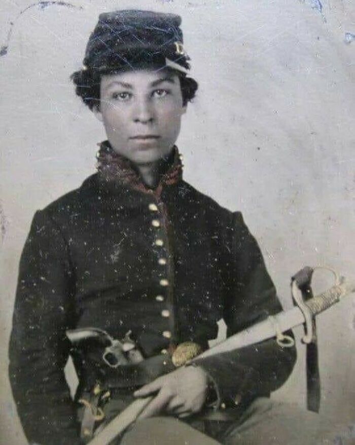 Rare Picture Of A Black Female Union Soldier 1862
