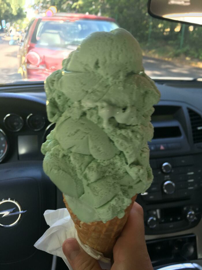 I Said Two Scoops Of Pear, And Then The Ice Cream Lady Gave Me This Unit