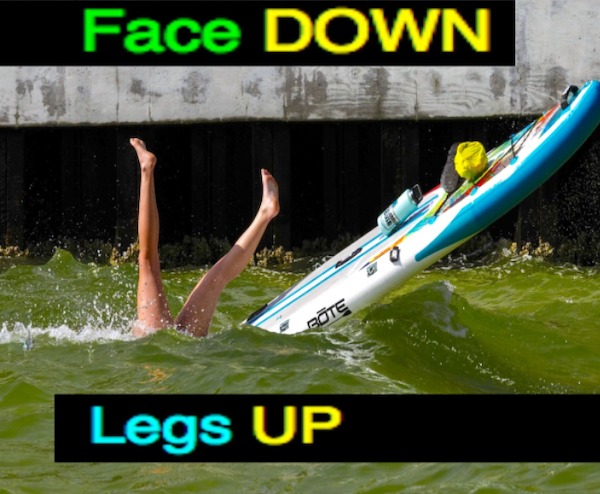 water transportation - Face Down Bote Legs Up