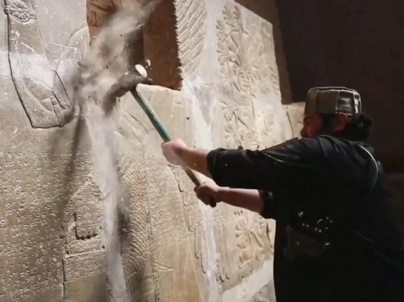 The ancient city of Nimrud stood for 3,000 years (in what is present day Iraq) until 2015 when it was reduced to dust in a single day by Isis militants.