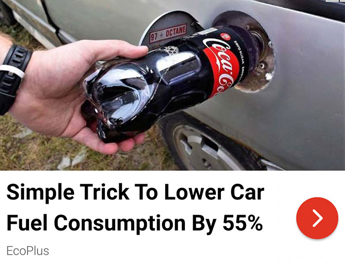 Awful Life hacks - vehicle - 97  Sugar Simple Trick To Lower Car Fuel Consumption By