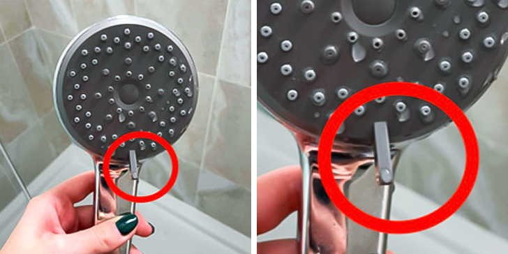 This allows you to change the shower setting. It is typically called a “shower head diverter” or a “shower head switch.” It is often a small lever or button that you can turn or push to switch between different water flow options, like a rain shower, a massage setting, or a more concentrated spray.