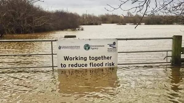 “Reduced the flood risk, boss”