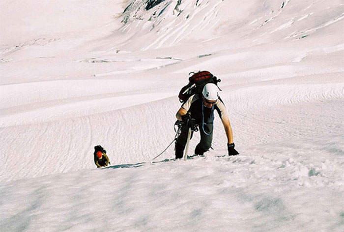 about Third Man Syndrome. An unseen presence reported by mountain climbers and explorers during traumatic survival situations that talks to the victim, gives practical advise and encouragement.