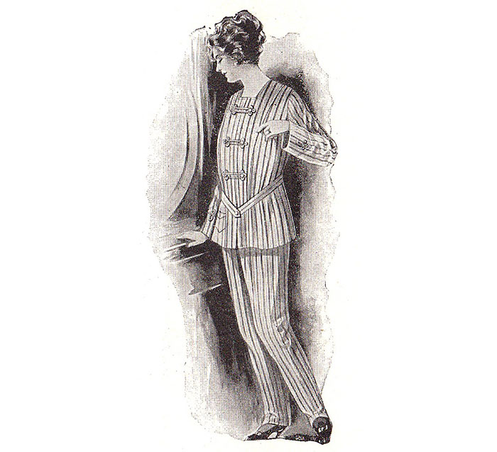 the pajamas that we wear today actually have a story behind it. Because during World War I air raids in England, people began donning pajamas rather than nightgowns so they would be ready to sprint outside in broad daylight and still would look presentable.