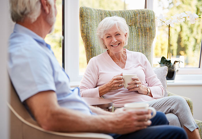 The Middle Ages had retirement homes, where seniors could buy residence for the rest of their lives at a monastery with food, shelter and clothing included.