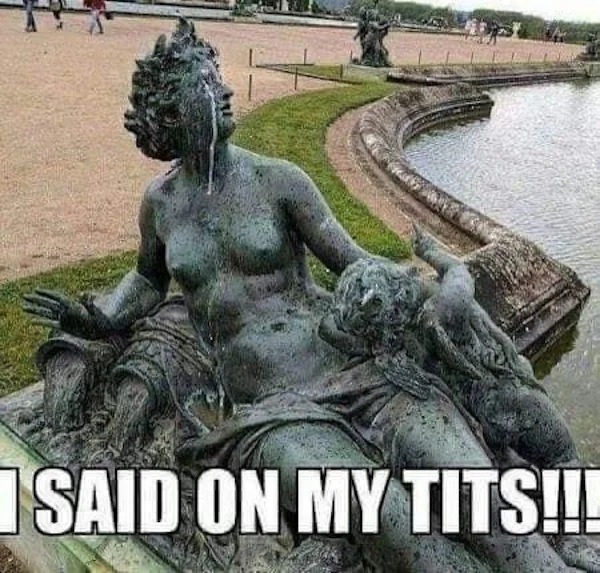 spicy memes - palace of versailles - Said On My Tits!!!