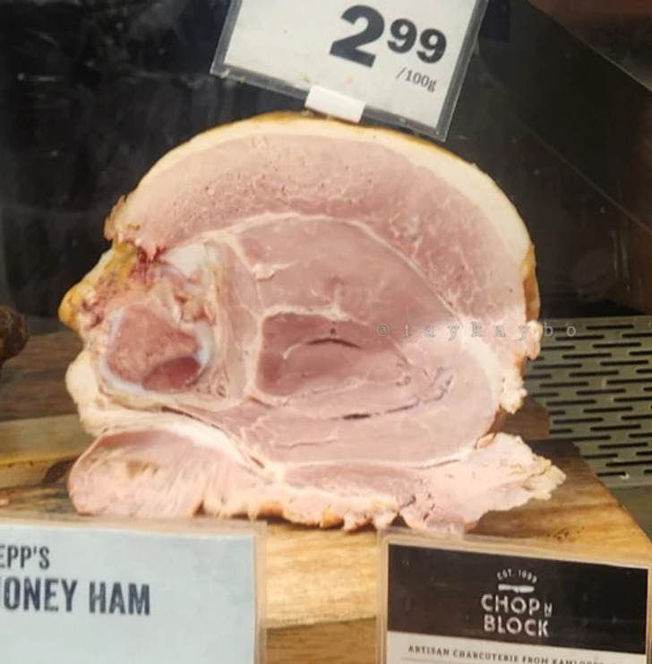 fascinating photos - animal fat - Epp'S Oney Ham 299 100g Chopn Block Artisan Charcuterie From Ea