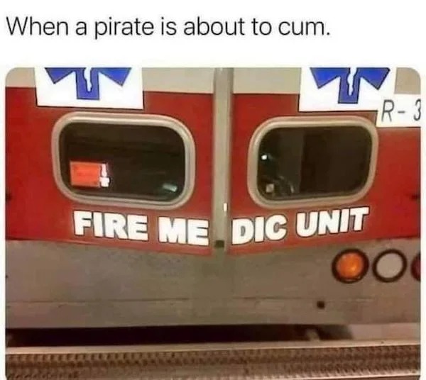 spicy memes - fire me dic unit meme - When a pirate is about to cum. 5 Fire Me Dic Unit R3 O
