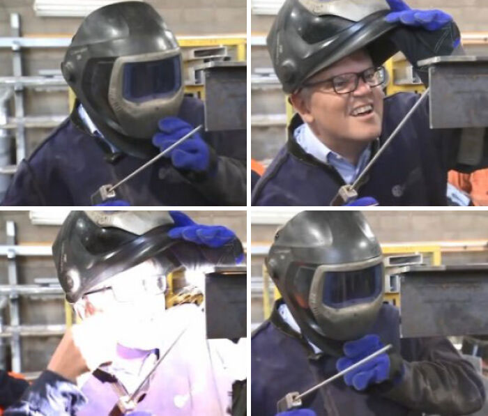 work safety fails - australian prime minister welding