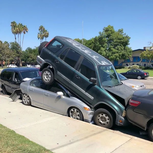 funny and wtf fails - parking